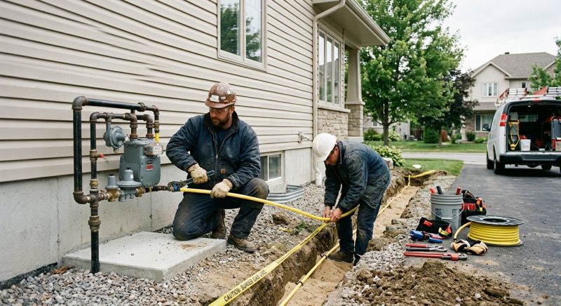 Residential Gas Piping in San Antonio, TX