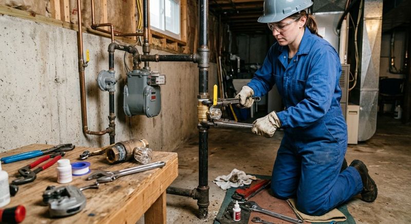 Residential Gas Plumbing in Fredericksburg, VA